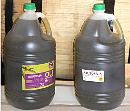Garrafa 5 litros de aceite de oliva virgen extra